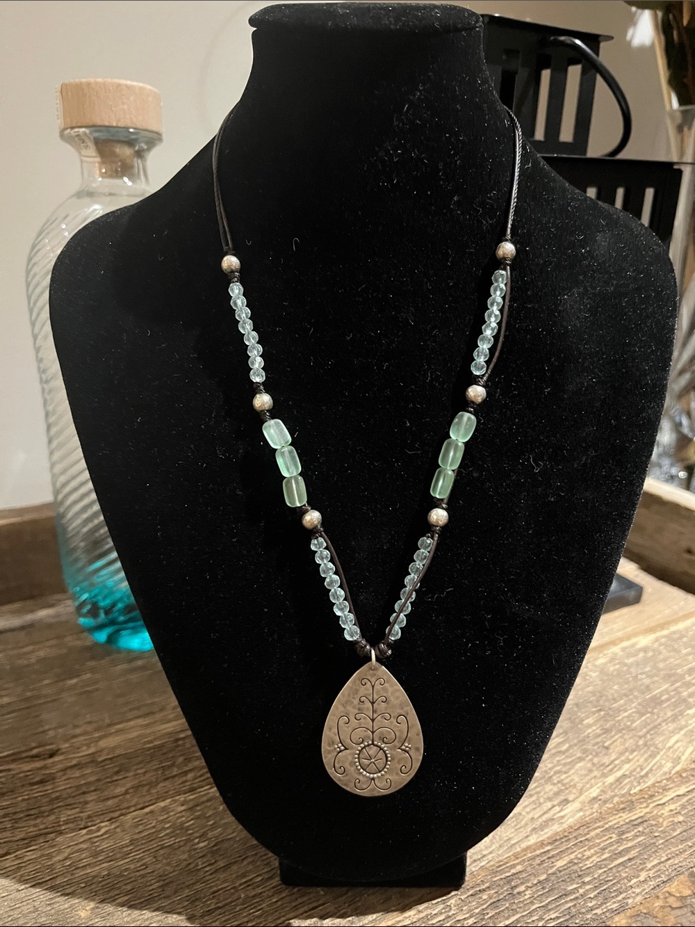 Retired Silpada Reversible Teardrop Pendant Necklace | N2101